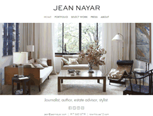 Tablet Screenshot of jeannayar.com